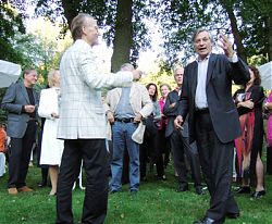 Sommerfest 2006, Jeannot Simmen und Jan Hoet