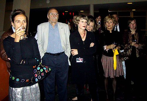 Club Bel Etage Mitglieder beim Empfang nach dem Konzert;